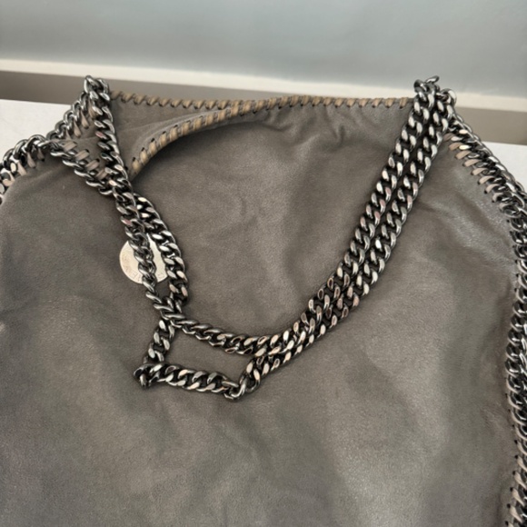 STELLA MCCARTNEY Falabella Small Tote Bag - Gray (2 chains) - Picture 3 of 8
